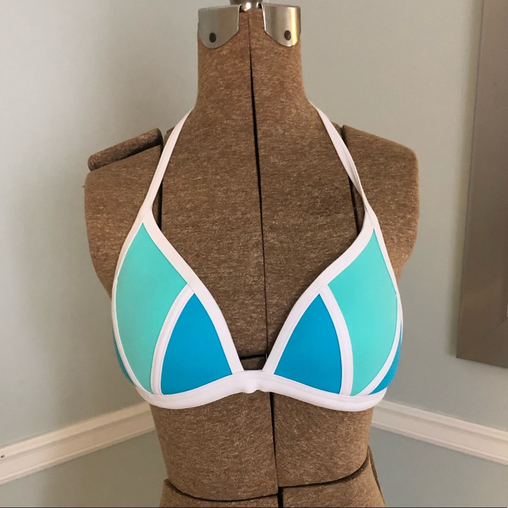 Pink Triangle Swim Top